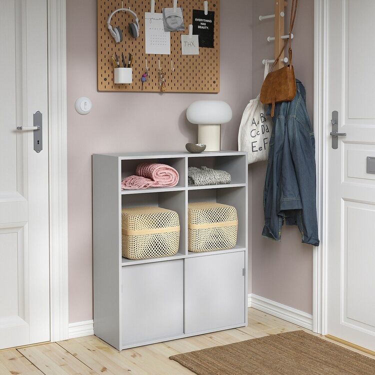 Etajera Ikea Spiksmed 77x96x32 (Gri)