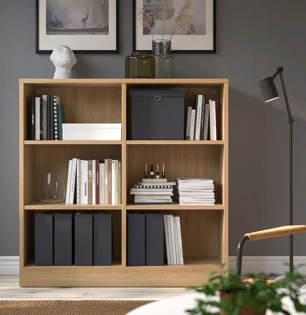 Etajera Ikea Tonstad 121x37x120 (Furnir Stejar)