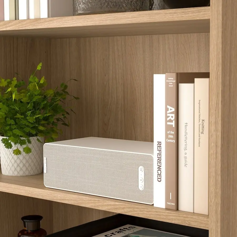 Etajera Ikea Tonstad 82x37x201 (Furnir Stejar)