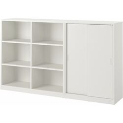 Etajera Ikea Tonstad usi glisante 201x37x116 (Alb) Thumb