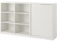 Etajera Ikea Tonstad usi glisante 201x37x116 (Alb)