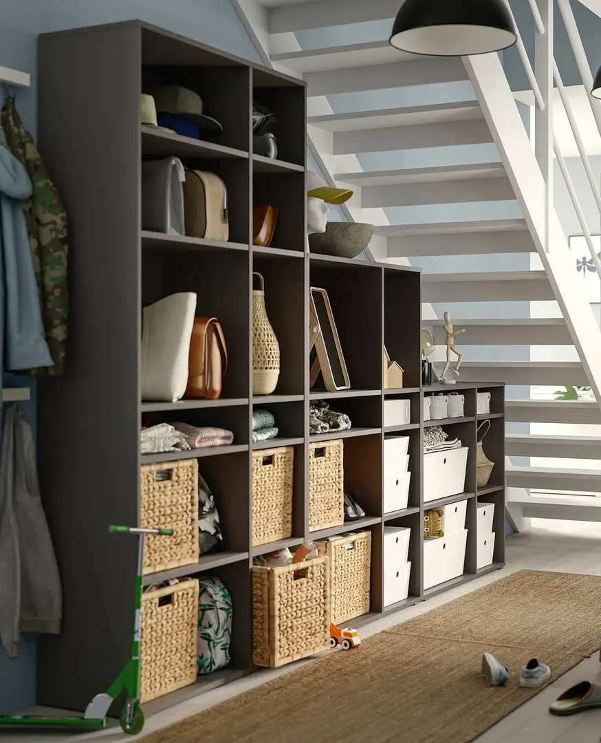 Etajera Ikea Vihals 286x37x200 (Gri Inchis)