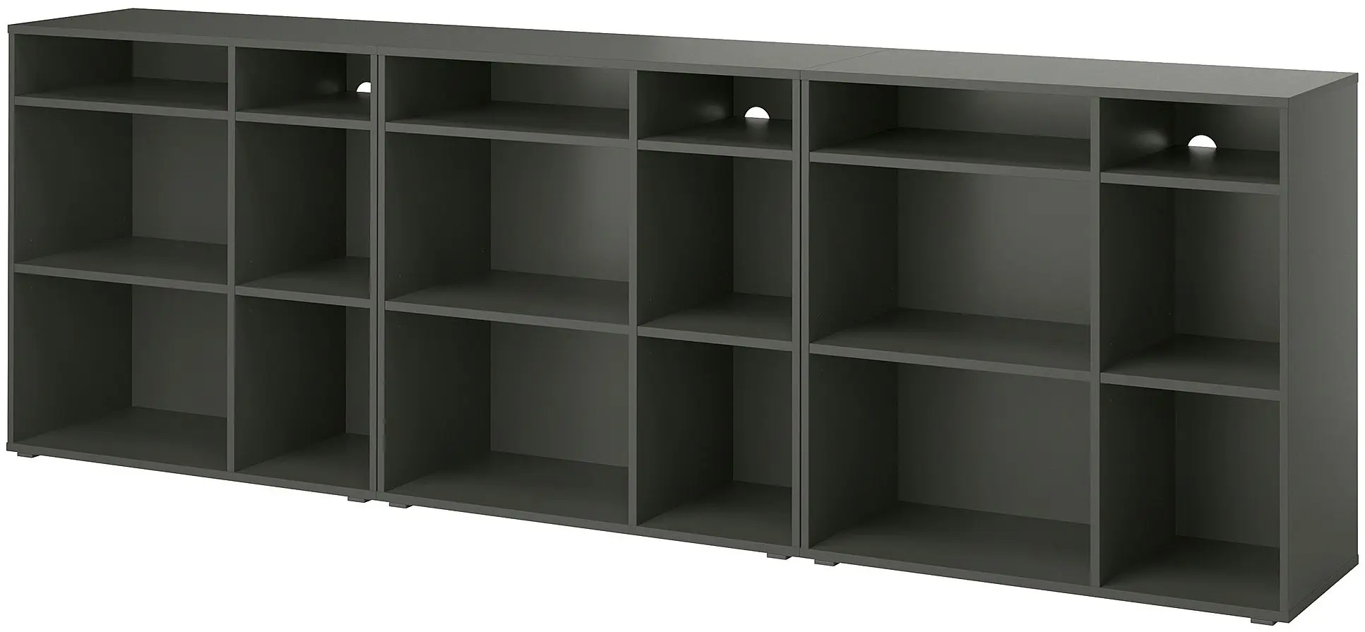 Etajera Ikea Vihals 286x37x90 (Gri Inchis)