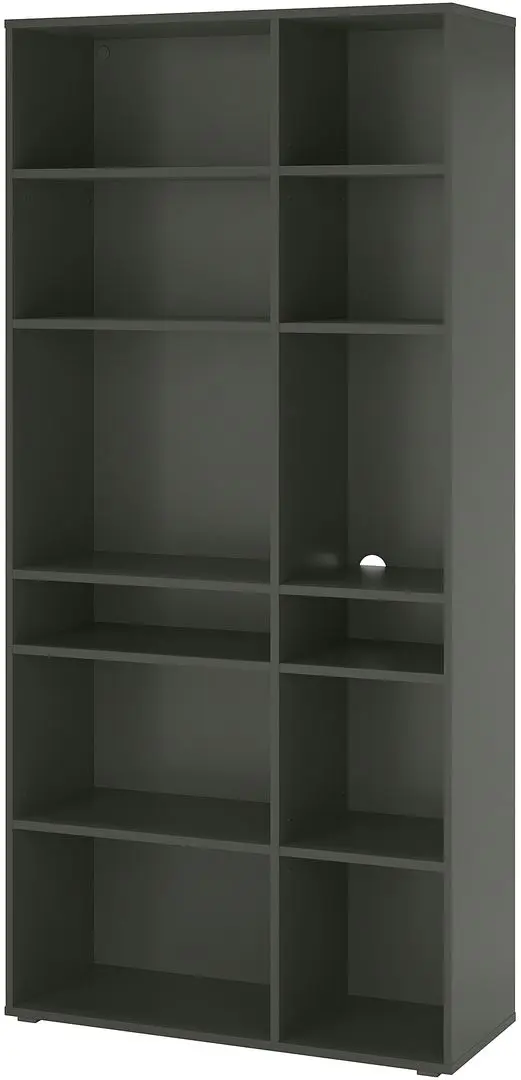 Etajera Ikea Vihals 95x37x200 (Gri Inchis)