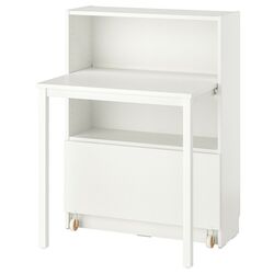 Etajera cu birou/sertar Ikea Billy 80x106 (Alb) Thumb