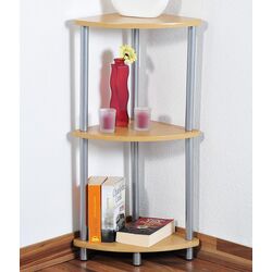 Etajera Kesper 88296 (Natural/Silver)