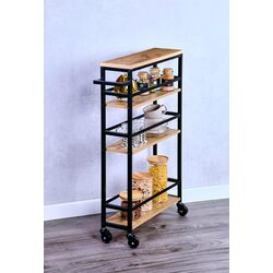 Etajera Kesper 27842 (Wood/Black)