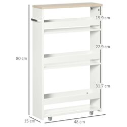 Стеллаж Kleankin 838-279V00WT (White) Thumb