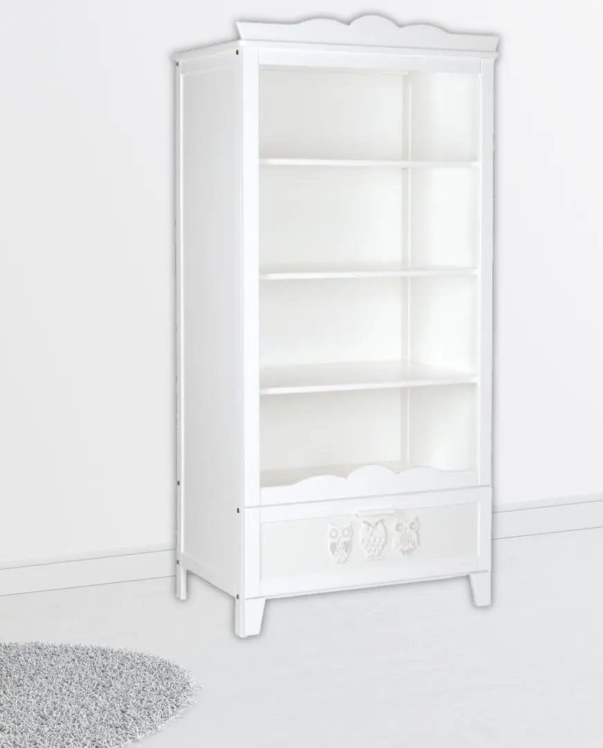 Etajera Klups Marsell Owls (White)