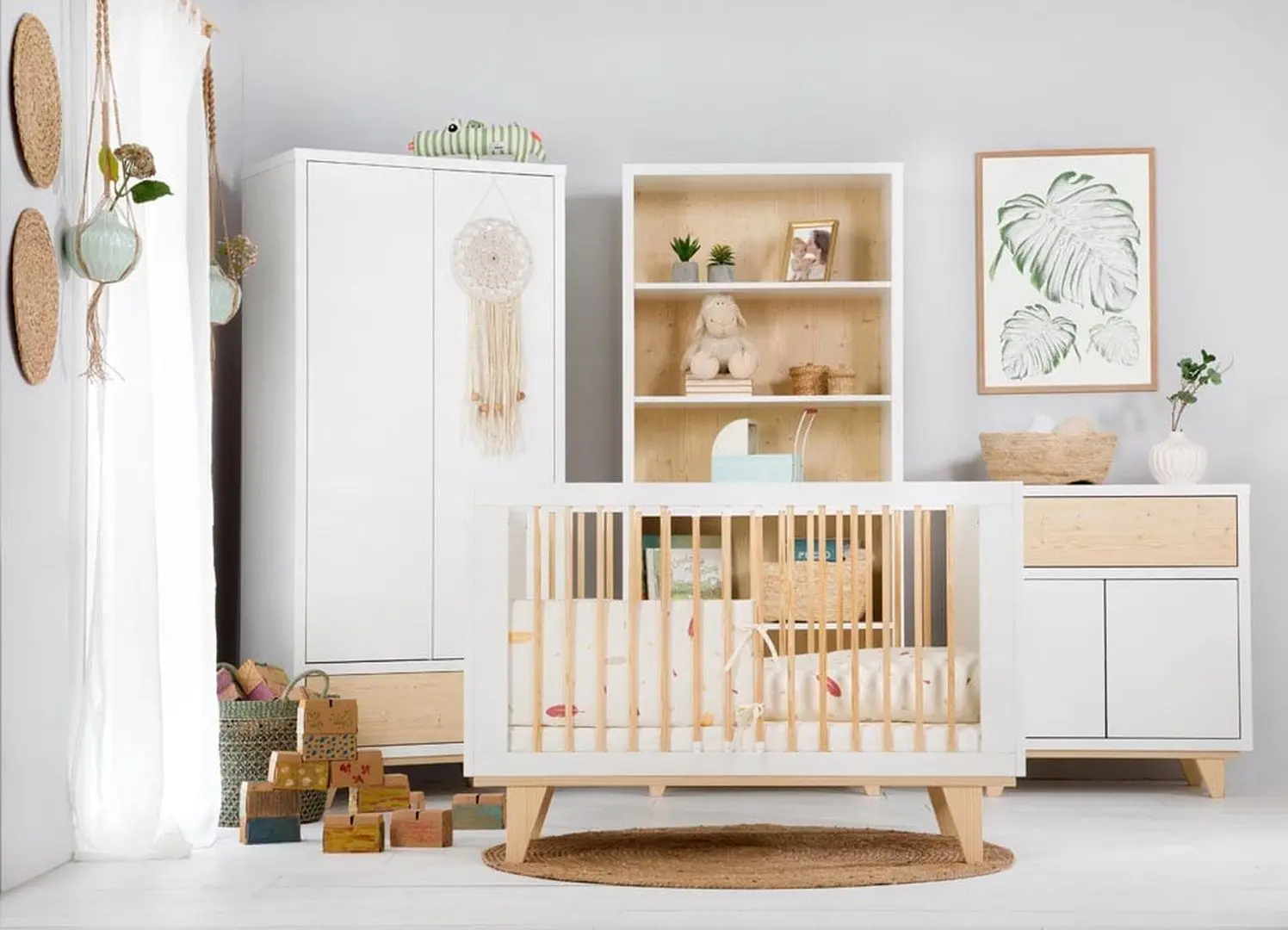 Стеллаж Little Sky Lydia (Pine/White) - 3