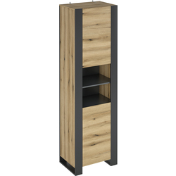 Etajera Magnusplus Combo CO7 59.6x200x42.1 (Graphite/Evoke Coast Oak) Thumb