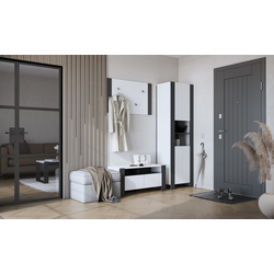 Etajera Magnusplus Combo CO7 59.6x200x42.1 (Graphite/White) Thumb