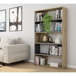 Etajera modulara Magnusplus Flexi (Gold Craft Oak/Graphite)