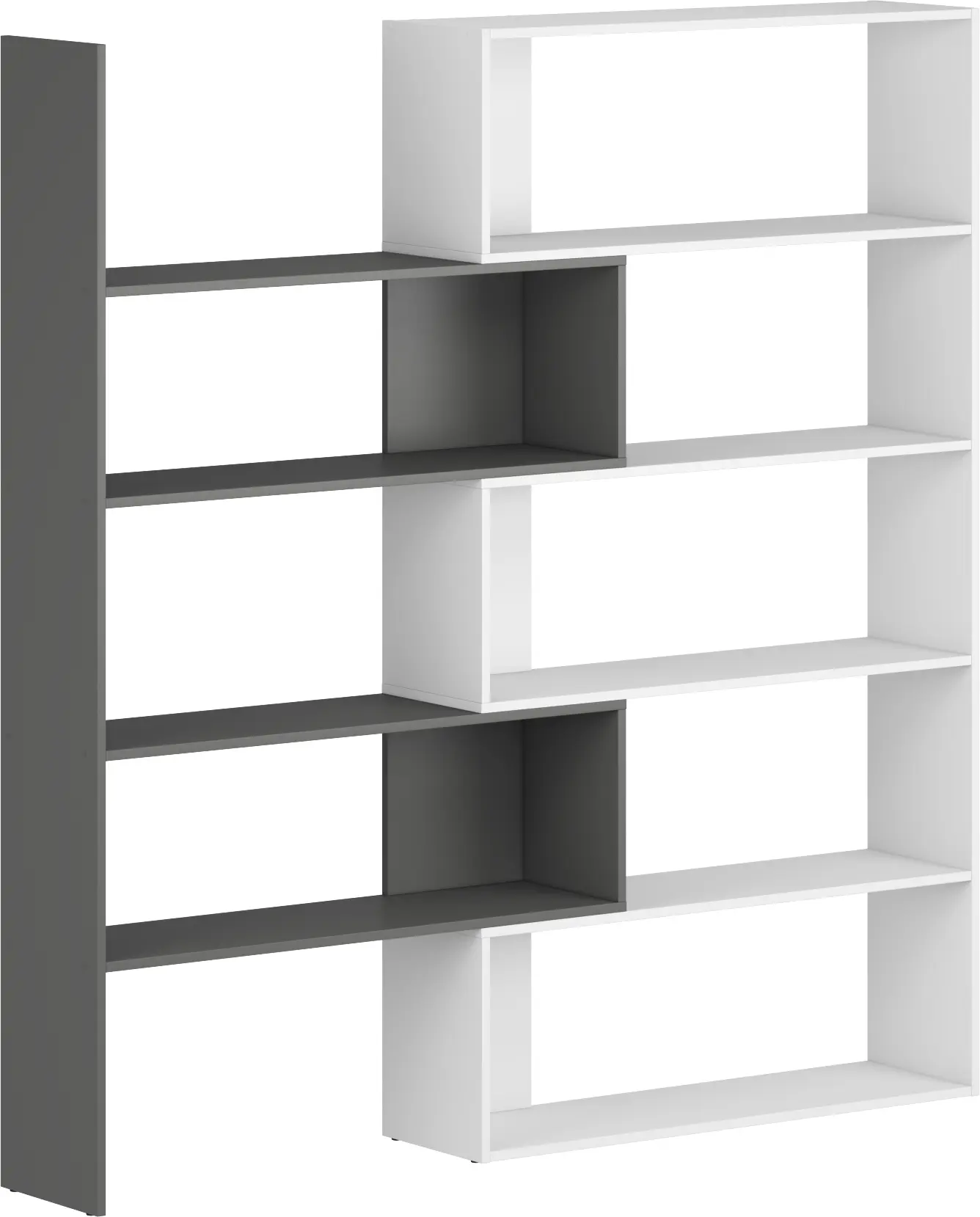 Etajera modulara Magnusplus Flexi (White/Graphite)