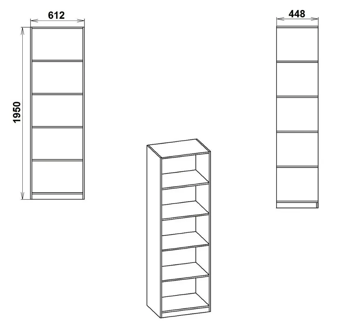 Etajera Marcel Prod KSC-1 RO (Wenge/Birch)