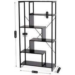 Стеллаж Mebel Elite Akris (Black) Thumb