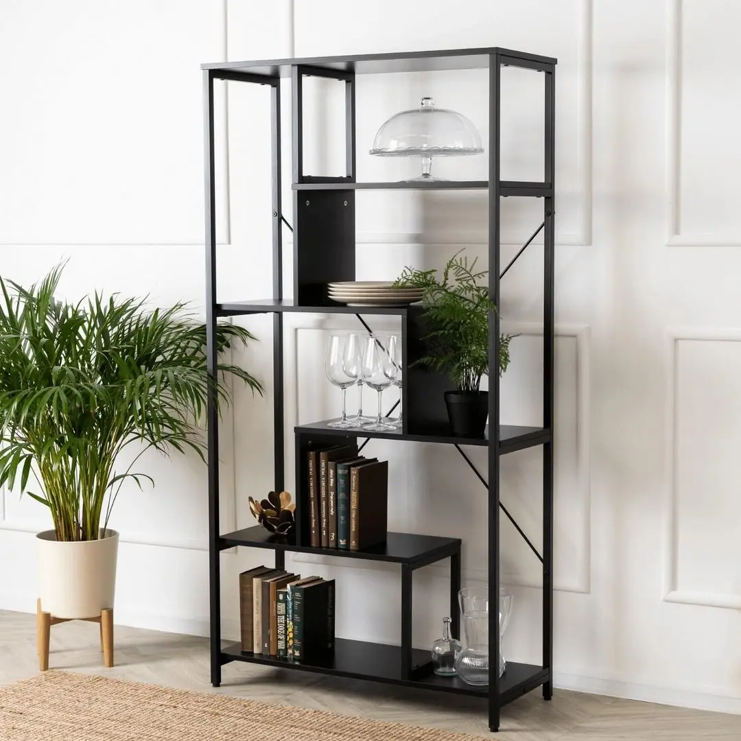 Стеллаж Mebel Elite Akris (Black) - 5