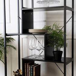 Стеллаж Mebel Elite Akris (Black) Thumb