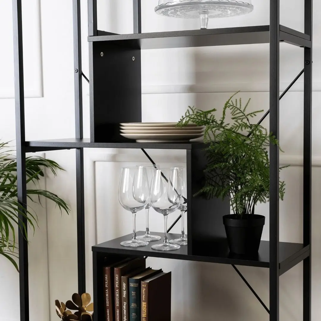 Стеллаж Mebel Elite Akris (Black) - 6