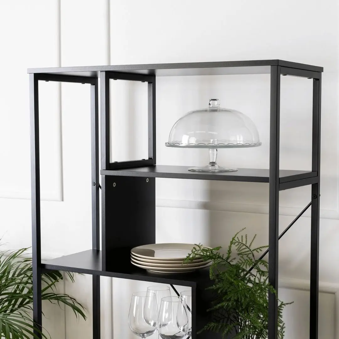 Стеллаж Mebel Elite Akris (Black) - 7