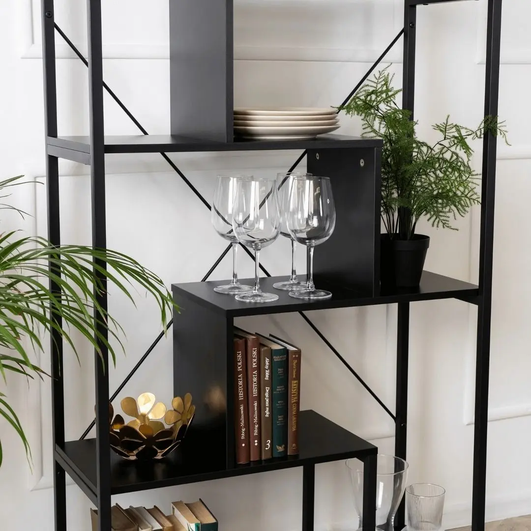 Стеллаж Mebel Elite Akris (Black) - 8