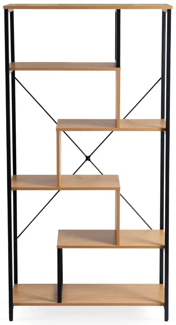 Etajera Mebel Elite Akris (Oak/Black) - 3