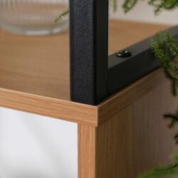 Etajera Mebel Elite Akris (Oak/Black) Thumb