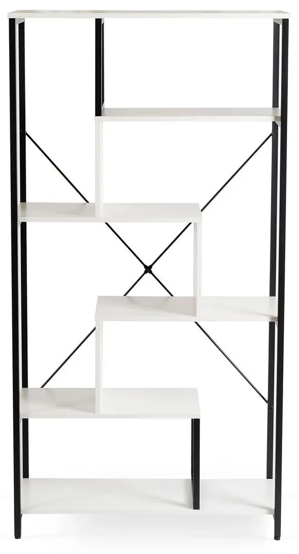 Стеллаж Mebel Elite Akris (White/Black)