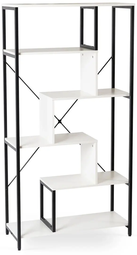 Стеллаж Mebel Elite Akris (White/Black)