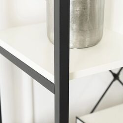 Стеллаж Mebel Elite Akris (White/Black) Thumb