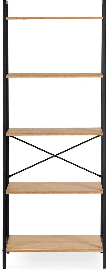 Стеллаж Mebel Elite Erva (Craft Oak Golden/Black) - 3