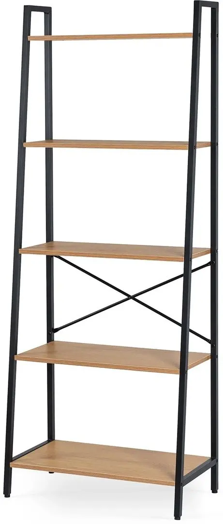 Стеллаж Mebel Elite Erva (Craft Oak Golden/Black) - 4