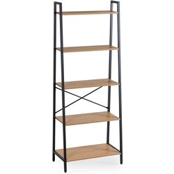 Стеллаж Mebel Elite Erva (Craft Oak Golden/Black) Thumb