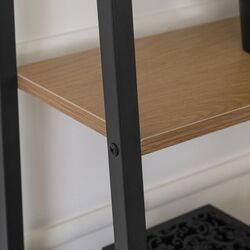 Стеллаж Mebel Elite Erva (Craft Oak Golden/Black) Thumb