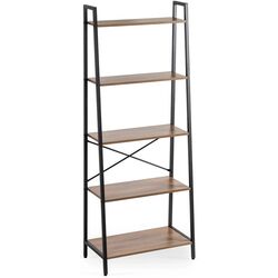 Стеллаж Mebel Elite Erva (Walnut/Black) Thumb