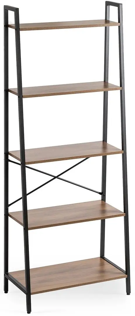 Стеллаж Mebel Elite Erva (Walnut/Black) - 2