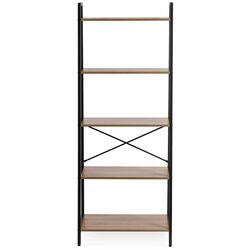 Стеллаж Mebel Elite Erva (Walnut/Black) Thumb