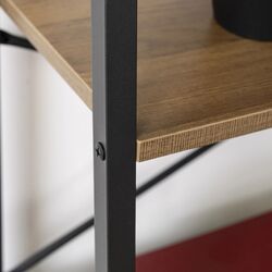 Стеллаж Mebel Elite Erva (Walnut/Black) Thumb