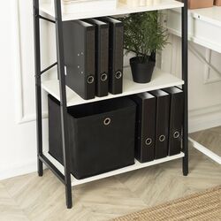 Стеллаж Mebel Elite Erva (White/Black) Thumb