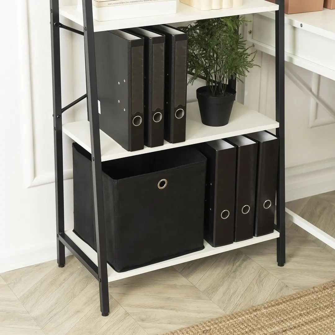 Стеллаж Mebel Elite Erva (White/Black) - 7