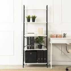 Стеллаж Mebel Elite Erva (White/Black) Thumb