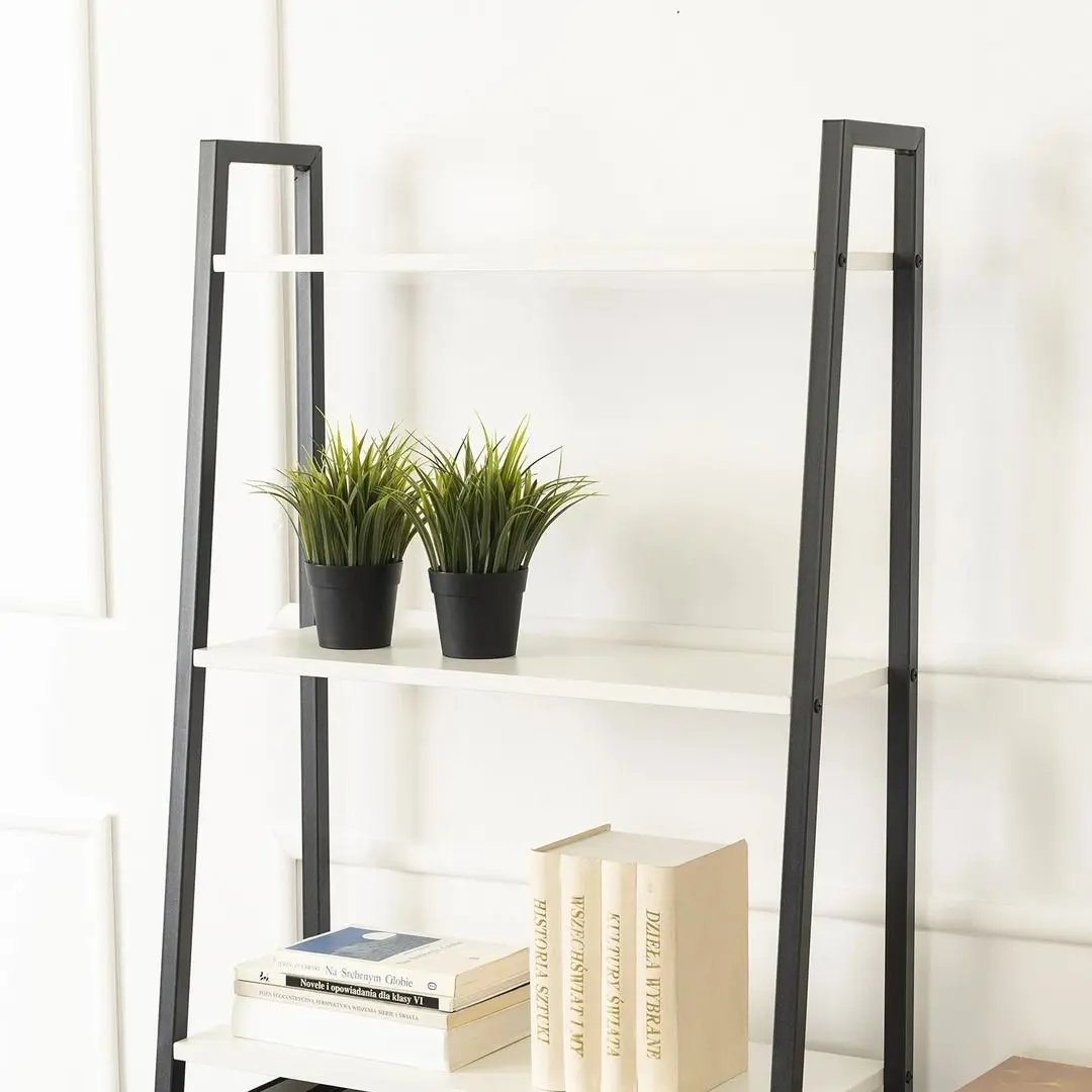 Стеллаж Mebel Elite Erva (White/Black) - 9