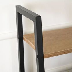 Стеллаж Mebel Elite Gia (Oak/Black) Thumb