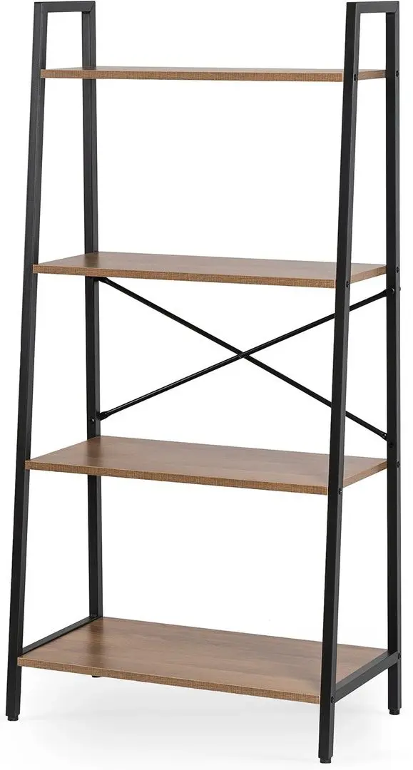 Стеллаж Mebel Elite Gia (Walnut/Black) - 5