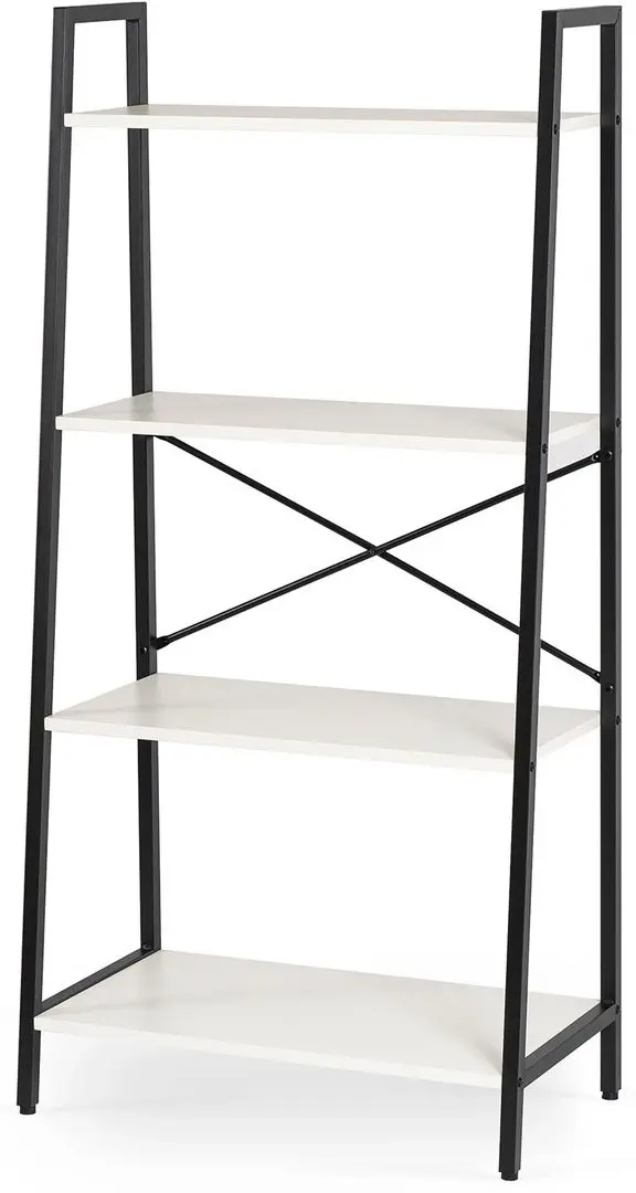 Стеллаж Mebel Elite Gia (White/Black) - 5