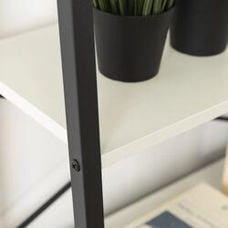 Стеллаж Mebel Elite Gia (White/Black) Thumb