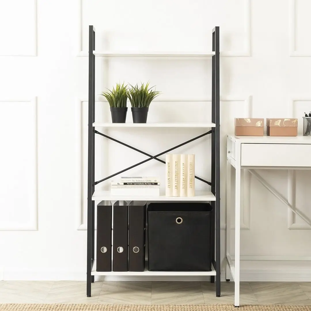 Стеллаж Mebel Elite Gia (White/Black) - 9