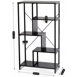 Стеллаж Mebel Elite Tim (Black) Thumb