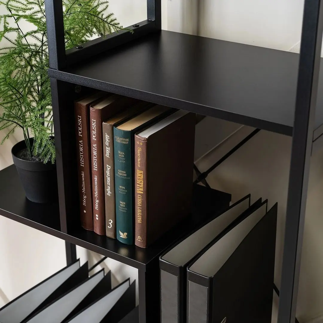 Стеллаж Mebel Elite Tim (Black) - 7