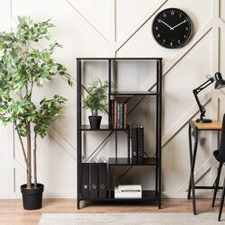 Стеллаж Mebel Elite Tim (Black) Thumb